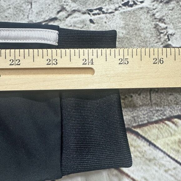 Adidas Jacket Boys XL 18-20 Black/White Zip Up Track Sweater - Picture 8 of 9